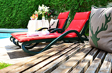 Gartenliegen